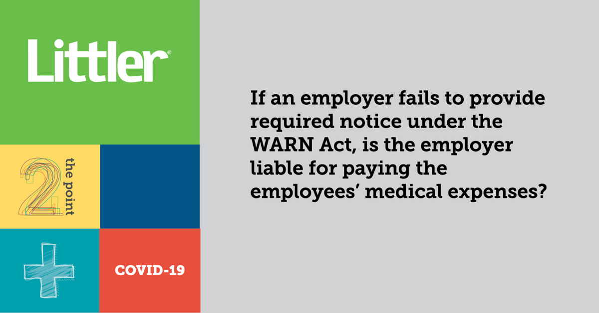 2TP20 If an employer fails to provide required notice under the WARN