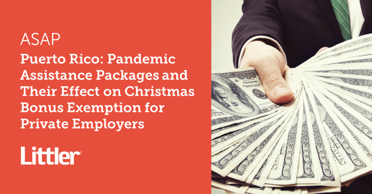 Puerto Rico Pandemic Assistance Packages and their Effect on Christmas