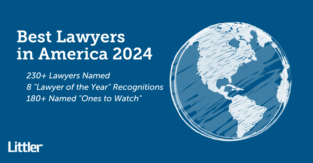 Over 230 Littler Lawyers Named To The Best Lawyers In America And The   Sm Best Lawyers 2024 Globe 