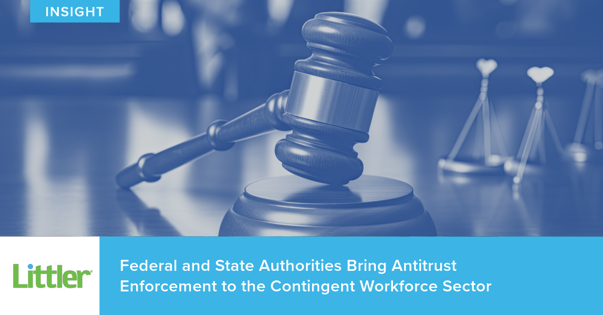 Federal And State Authorities Bring Antitrust Enforcement To The ...