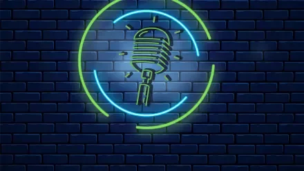 Littler Lounge neon microphone sign